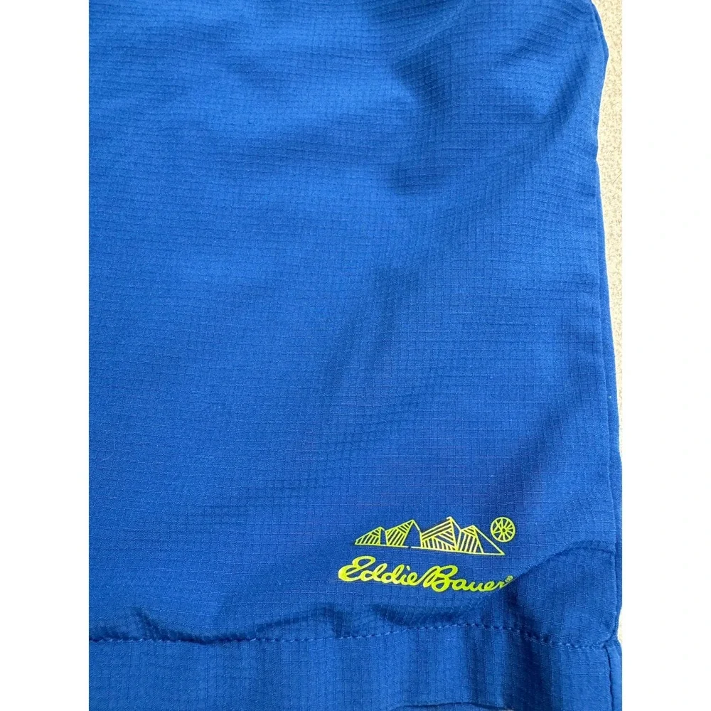 Eddie Bauer Kids Swim Trunks Blue Mesh Lined‎ Boys Medium 10/12 Quick Dry Beach